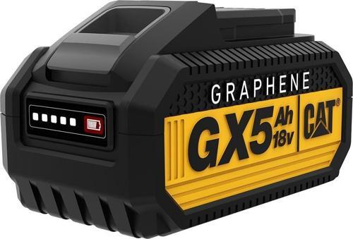 GXB5 18Volt/5.0Ah GRAPHENE Li-Polimer ONE FOR ALL Profesyonel Yedek Akü