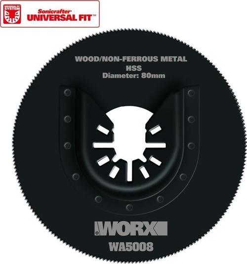 WA5008 Çok Amaçlı Raspalama Makinesı İçin 80mm 360˚ Metal, Ahşap, Fiberglas, PVC Universal Kesme Bıçağı