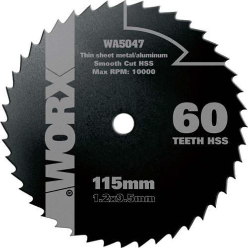 WA5047 115x9,5mm Alüminyum, PVC, Sac Kesme, Daire Testere Bıçağı