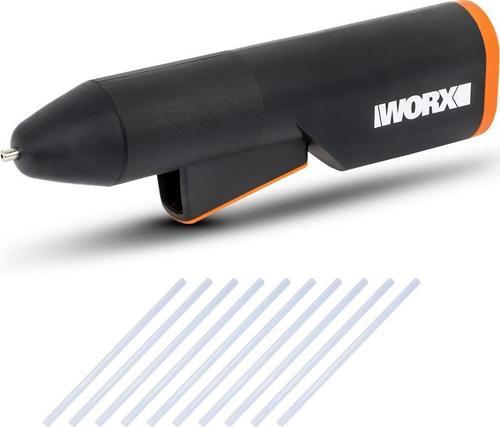 WX746.9 MAKERX 20Volt Profesyonel Sıcak Mum Silikon Tabancası + 10 Silikon (Akü Dahil Değildir)