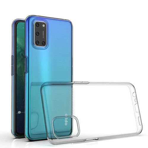 Oppo A52 Kılıf Şeffaf İnce ve Esnek Süper Silikon Kılıf
