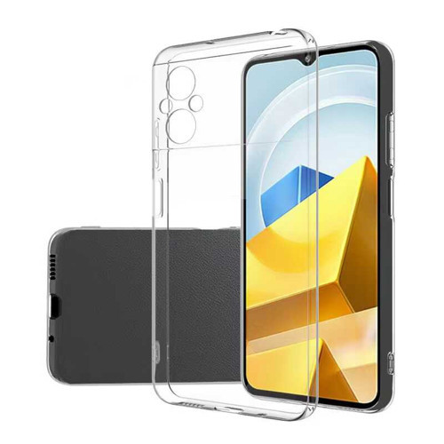Xiaomi Poco M5 Kılıf Şeffaf İnce ve Esnek Süper Silikon Kılıf