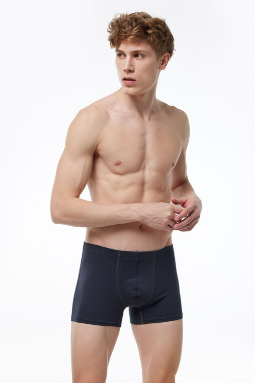 Erkek Füme Likralı Modal Boxer 058