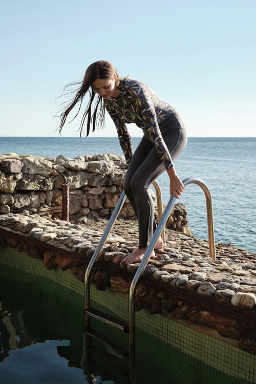 Tesettür Mayo Boru Paça Pantolon Gri