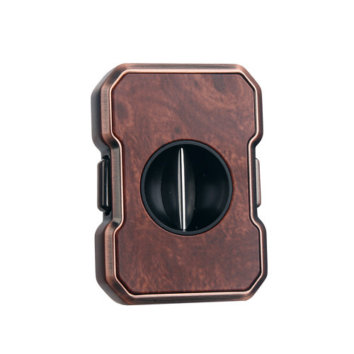 QC-7 Copper Browngrain Cigar Kesici