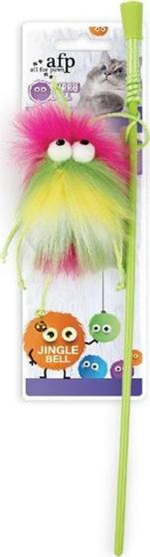 Furry Ball - Tüylü Renkli Fare Olta Pembe