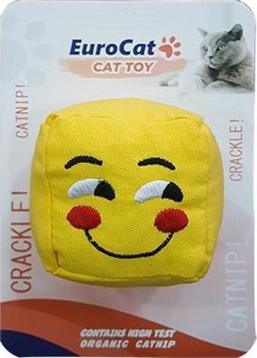 Kedi Oyuncağı Gülen Smiley Küp 6 cm
