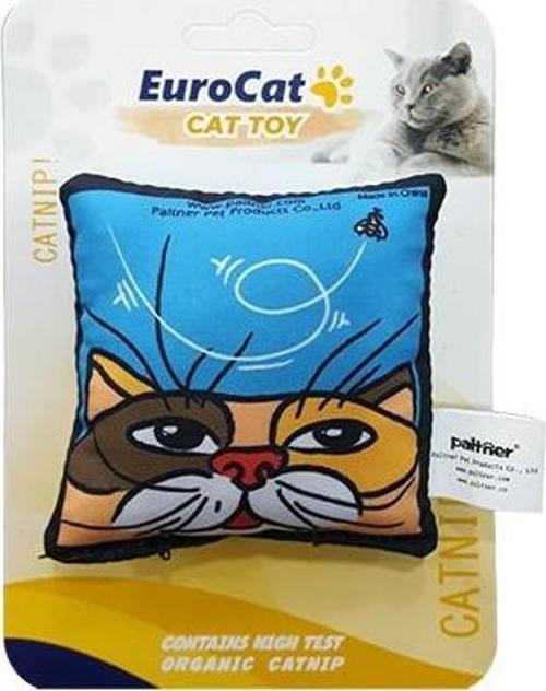 Kedi Oyuncağı Mavi Yastık 8 cm