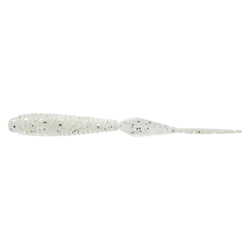 Booty Shake 3.5cm #01 Clear Silver Lame Kokulu Silikon Yem (8 Adet)