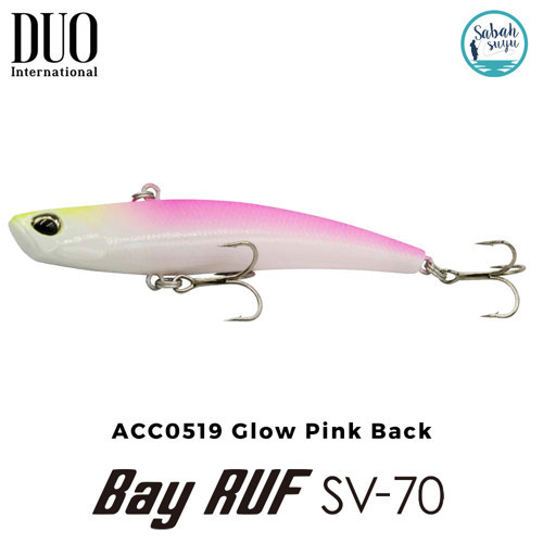 Bay Ruf SV 70 7cm 11gr ACC0519 Glow Pink Back Vibrasyon Maket Balık