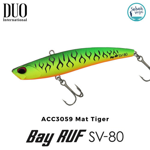 Bay Ruf SV 80 8cm 15gr ACC3059 Mat Tiger Vibrasyon Maket Balık
