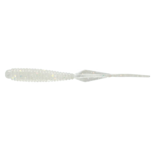 Booty Shake 6.5cm #02 Clear Rainbow Lame Kokulu Silikon Yem (8 Adet)