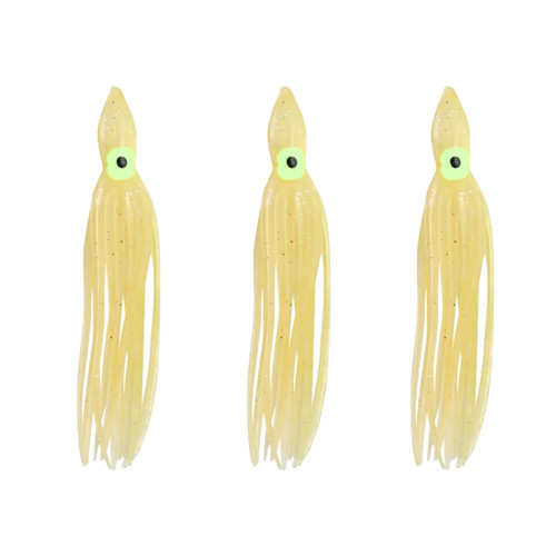 Tako Bait Silikon Ahtapot M 7.5cm #2 Onion Glow (3 Adet)