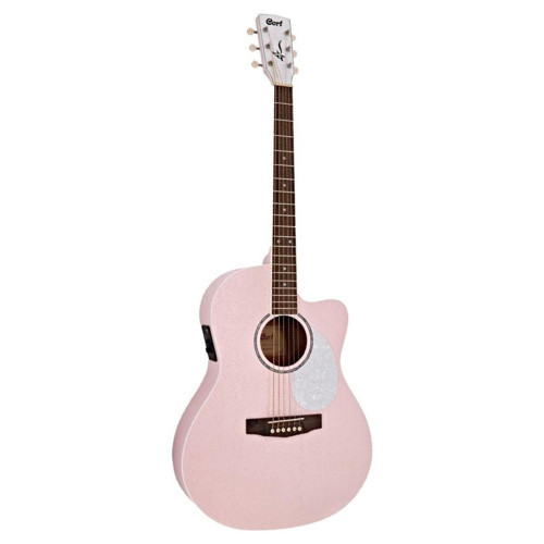 JADE CLASSIC PPOP ELEKTRO AKUSTİK GİTAR, PASTEL PINK OPEN PORE