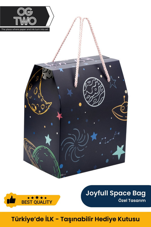 Premium Konsept Tasarım Hediye Kutusu & Çanta Boş Karton Hediye Paketi Hediyelik Kutu - 24X14X20Cm