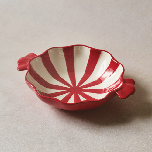 New Year Yılbaşı Candy Twist Pasta Tabağı 19 cm