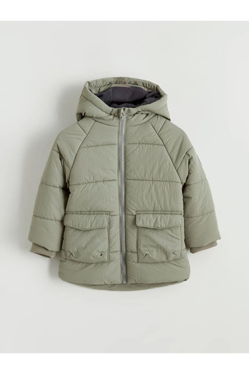 Kapüşonlu Basic Erkek Çocuk Şişme Mont