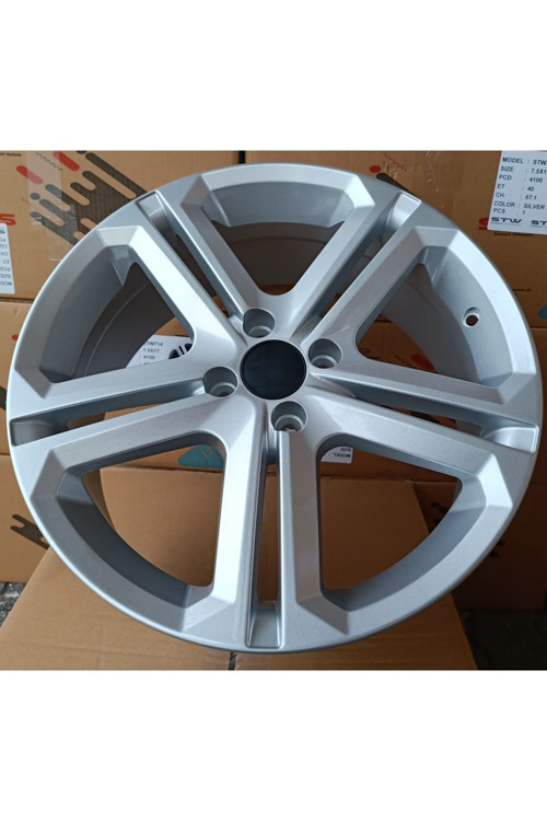 Jant-7.5 4X100 17* Et.35 Cb.67,1 Silver Mallory Jant 4 Adet