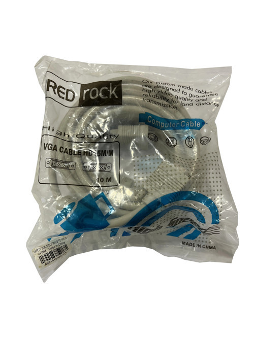 10m Filtreli Vga (monitör)kablosu,bej