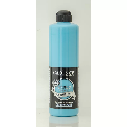 Hybrid Acrylic For Multisurfaces Tüm Yüzeyler İçin Akrilik Boya 500ml H098 Irmak Mavisi