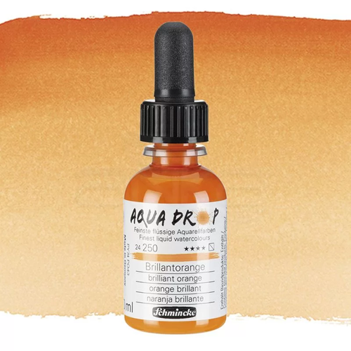 Aqua Drop Sıvı Sulu Boya 30ml 250 Brilliant Orange