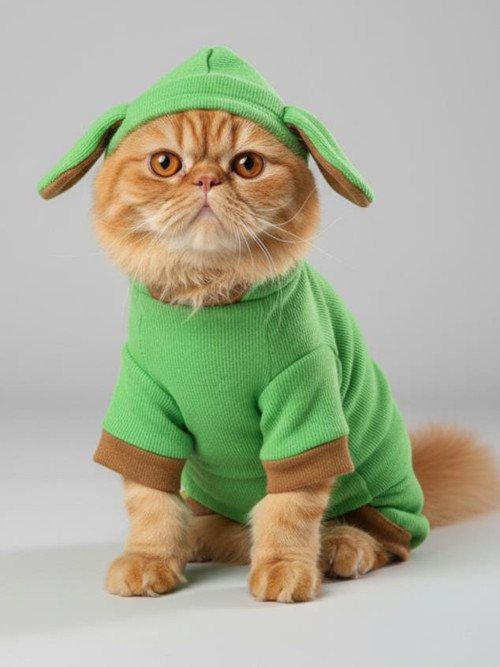 Matcha Bunny Kedi Tulumu,Kıyafeti