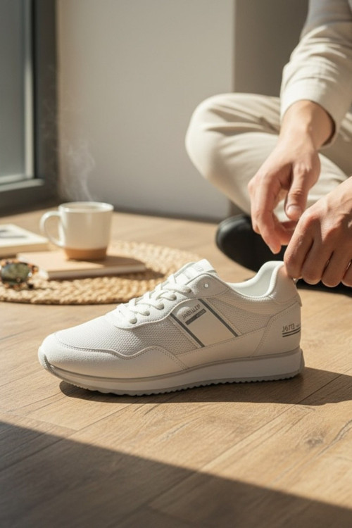 Erkek Spor Ayakkabı Günlük Yürüyüş Ve Koşu Sneaker Hafif Esnek Tabanlı Rahat Kalıp