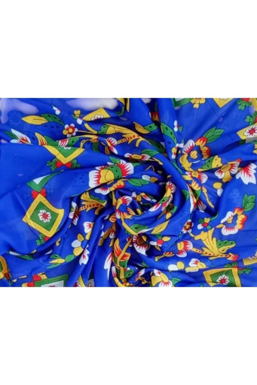 Kırmızı Ponponlu Çengelköy Otantik Yazma Fular Eşarp