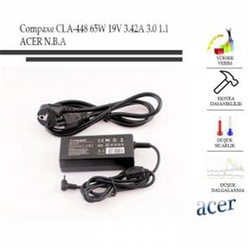 CLA-448 19V 3.42A (3.0*1.1) Acer Notebook Adaptörü