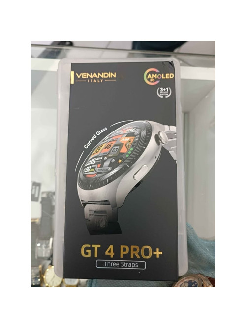 Italy Gt 4 Pro Plus Kavisli Ekran 3 Kordon Amoled Ekran Akıllı Saat