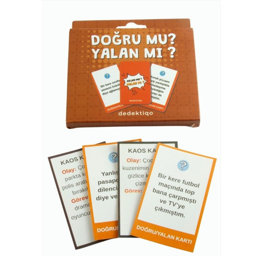 Doğru mu? Yalan mı? | Eğlenceli Sohbet ve Tahmin Kart Oyunu | Arkadaşlar ve Aile İçin Parti Oyunu