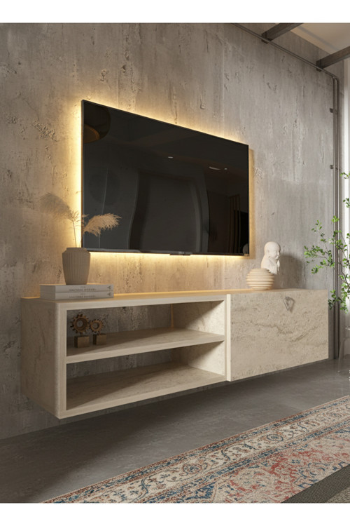 RESİTAL TV ÜNİTESİ S1246-8 TRAVERTEN