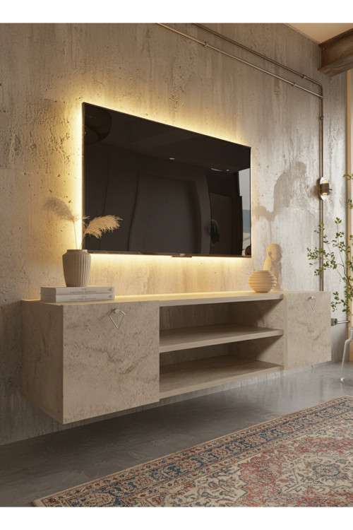 RESİTAL TV ÜNİTESİ S1242-6 TRAVERTEN