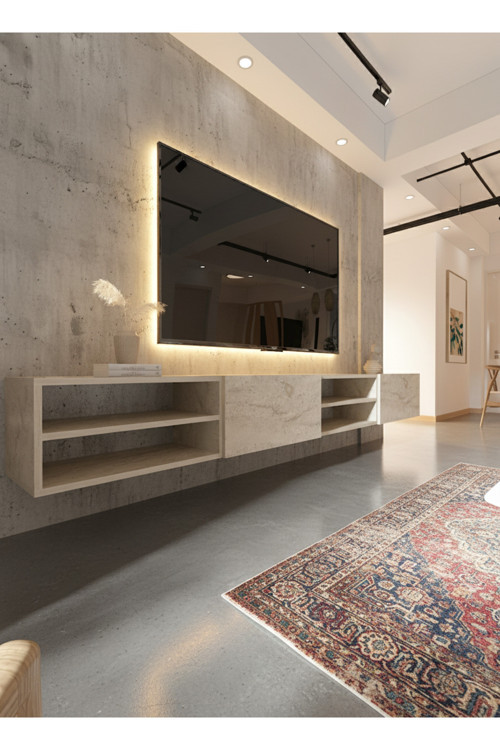 RESİTAL TV ÜNİTESİ S2447-6 TRAVERTEN