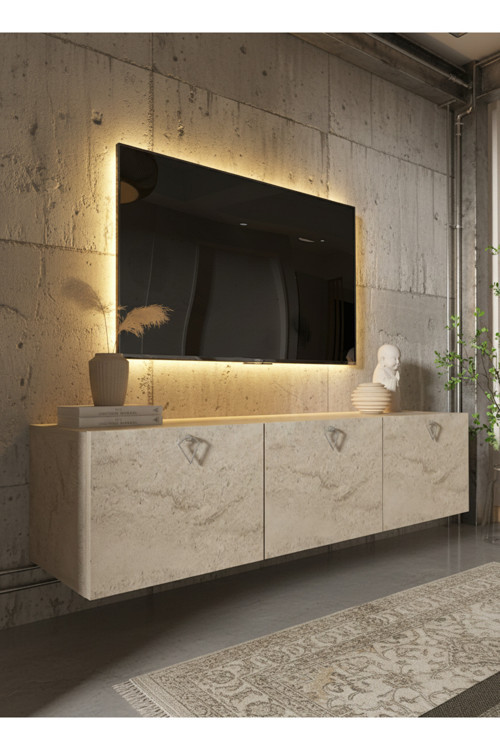 RESİTAL TV ÜNİTESİ S1837-8 TRAVERTEN