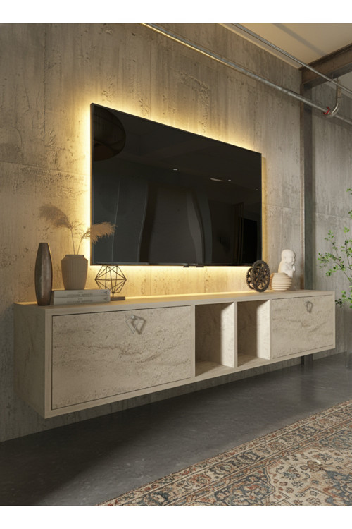 RESİTAL TV ÜNİTESİ S1833-8 TRAVERTEN