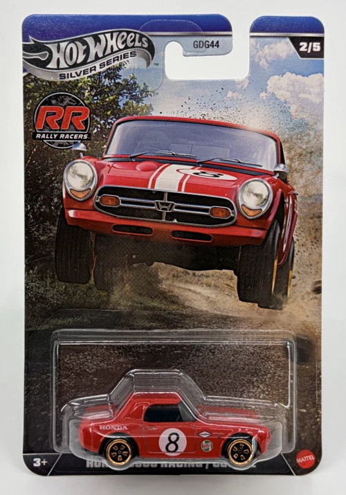 Silver Series Rally Racers Honda S800 Racing Course Diecast Araba