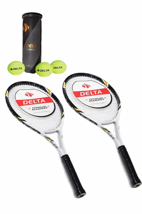 2 Adet Valley 27 İnç L2 Grip Yetişkin Tenis Raketi + 2 Adet Tenis Çantası + 3 Adet Expert Maç Topu