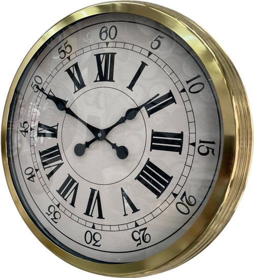 Zentime 60 Cm Gold Lüks Duvar Saati