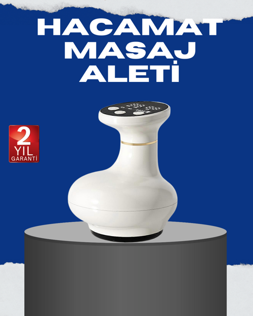 Taşınabilir Elektrikli Kupa Terapisi Masaj Cihazı Boyun Sırt Bacak