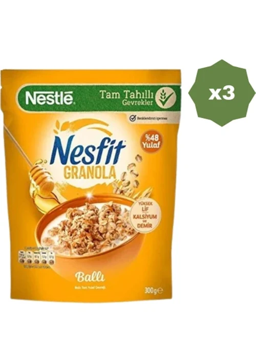 Nesfit Ballı Granola 300 Gr - (3 ADET)