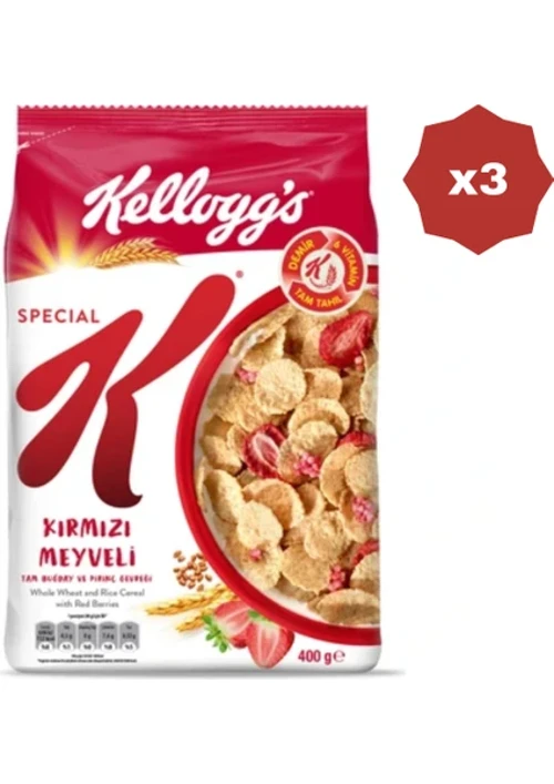 Special K Kırmızı Meyveli 400 Gr - (3 ADET)