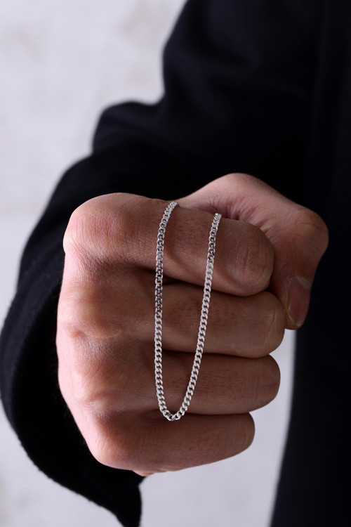 925 Ayar Gümüş Old Money 2 Mm Gurmet Zincir • Made In Italy