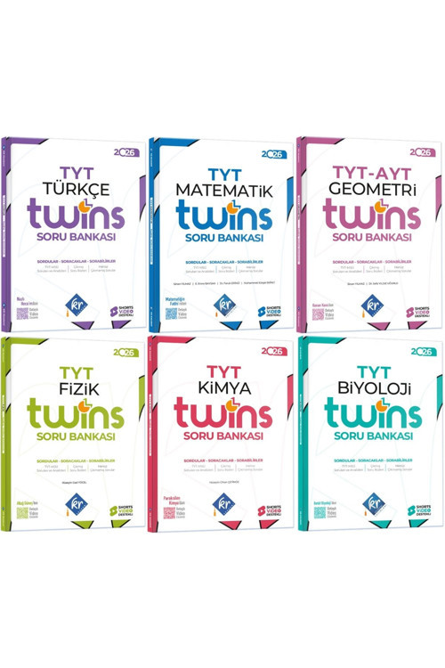 TYT Twins Sayısal Soru Bankası Seti KR Akademi Yayınları