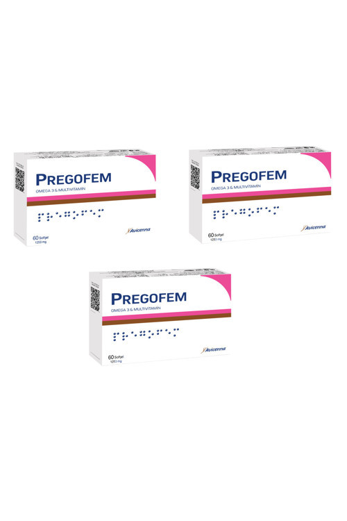 Pregofem 1253 mg 60 Softjel - 3 adet