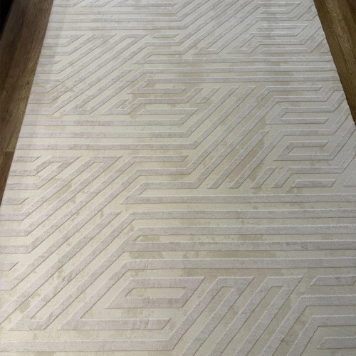 Gaspara 14973 Krem Modern Salon Halısı