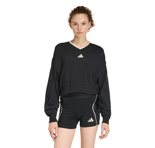 KC4980-K W Sta Seas Cre Kadın Sweatshirt Siyah