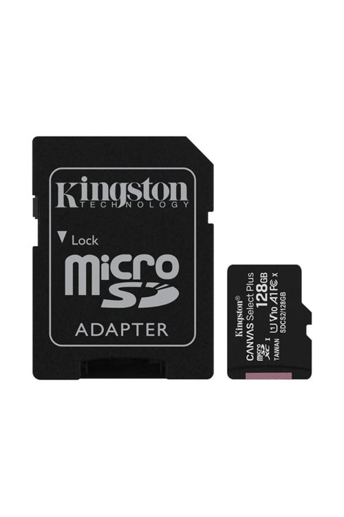 KINGSTON SDCS3/128GB Class10 128GB 150MB/s MicroSD Kart Bellek