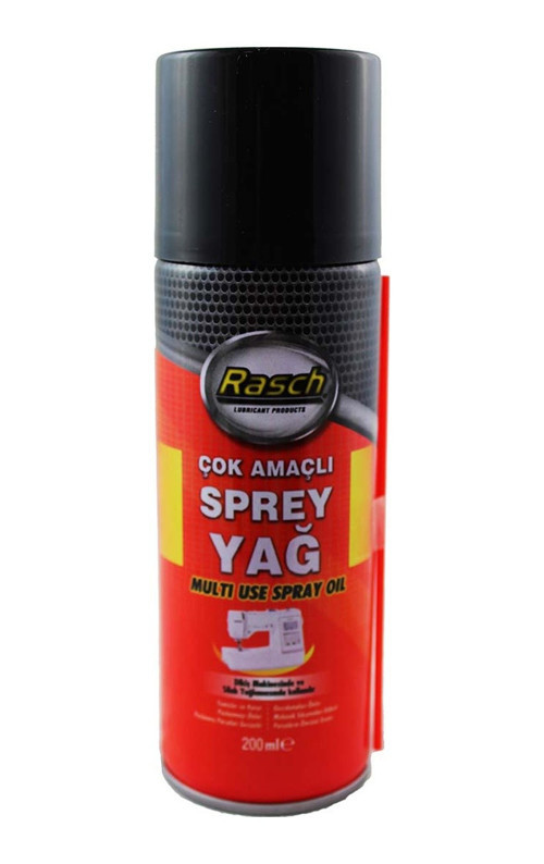 Aile Dikiş Makinesi Çok Amaçlı Sprey Yağ 200 ML