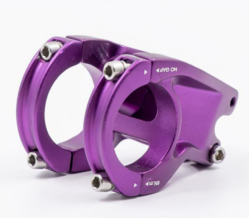Raptor Alüminyum AS-352 35 mm Riser Mtb Gidon Bisiklet Gidonu Mor Renk Gidon Boğazı